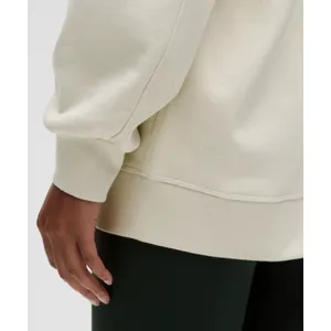 Lululemon Perfectly Oversized Crew sweatshirt in white size 8 thumbnail 3