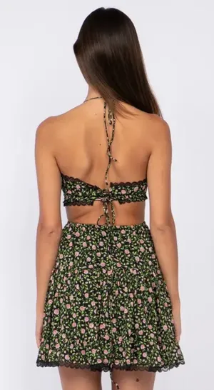 Isabelle’s Cabinet Sky To Moon Floral Cutout Dress thumbnail 2