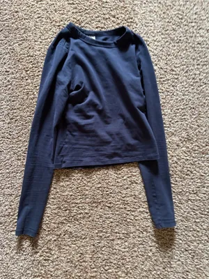 Navy H&M Long Sleeve Top thumbnail 3