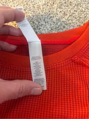 OFFLINE by Aerie Waffle Knit Cropped Long Sleeve Shirt Workout Athleisure M thumbnail 5
