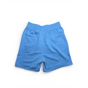 Divided 3/$12: Light Blue Smocked Wide Leg Loose Fit Sweat Shorts Elastic Waist Small thumbnail 3
