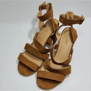 ‎Brash Block Heel Brown Sandals Size 8 thumbnail 9