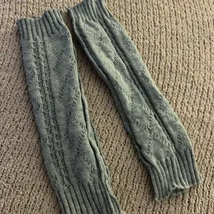 Target Gray Cable Knit Leg Warmers thumbnail 2