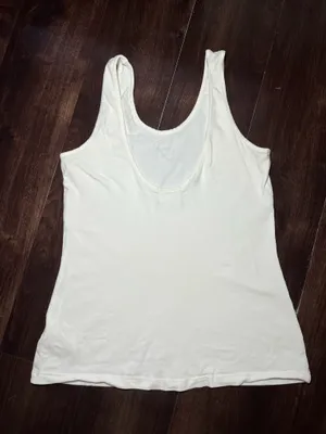 Gymshark Workout White Top Size Small thumbnail 2