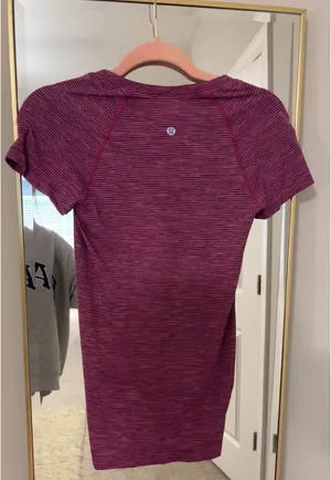 Lululemon Wee Are From Space Sonic Pink Gray Swiftly Tech Short Sleeve Top 2.0 thumbnail 2