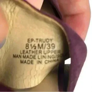 Enzo Angiolini Women's Trudy Sandal‎ Purple Strappy Block Heels 8.5 thumbnail 11
