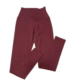 Offline By Aerie OG High Waisted Legging Burgundy Size Small thumbnail 1