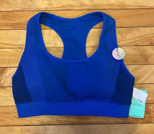 Forever 21 Blue Sports Bra Sz L thumbnail 1