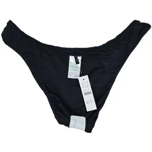 J. Crew Curved-waist cheeky‎ bikini bottom in Navy M NWT thumbnail 4