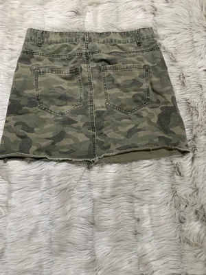 Mud Pie Women's Camouflage Skirt Small thumbnail 2