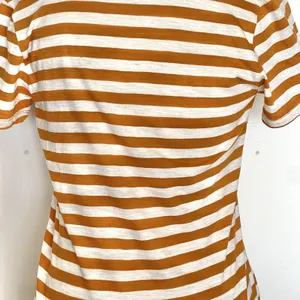 Madewell Womens Blouse Sz XS Striped Short Sleeve Preppy Parisian Minimalist thumbnail 6