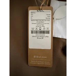 OGL Coffee Brown Longline Button Front Tailored Vest NWT Medium Menswear thumbnail 10
