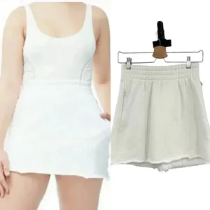 Good American The High‎ Waist White Sweat Skirt White Size 2 / US Medium thumbnail 2