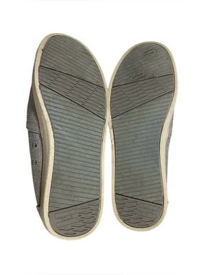 TOMS Classic Slip On Shoes Gray Textured Canvas Women’s Size 7.5 Casual Flats thumbnail 5