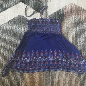 Blue Strapless Top Size XL thumbnail 1
