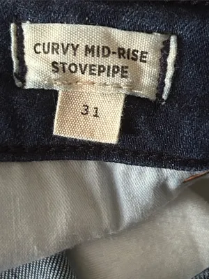 Madewell curvy midrise stovepipe jeans sz 31 thumbnail 6