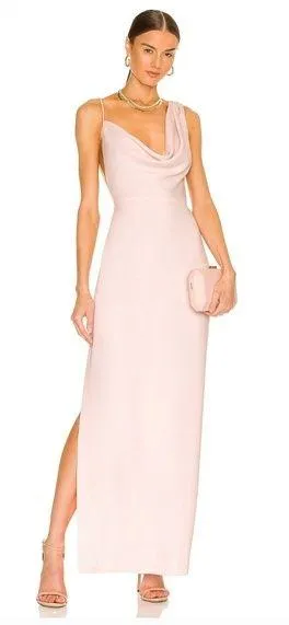 Amanda Uprichard x REVOLVE Arial Gown in Blush thumbnail 1