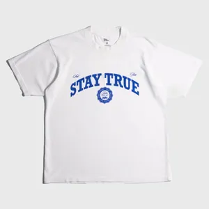 "Set Free X Stay True" White Heavyweight Tee thumbnail 1