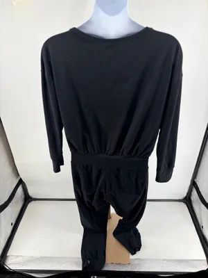 Sweaty Betty Gaia Jumpsuit Womens Medium Black Pockets thumbnail 10