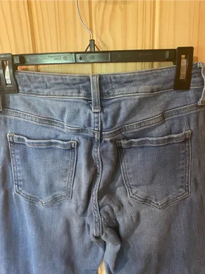 Harper Indigo Denim Jeans with Gold Stitching thumbnail 6