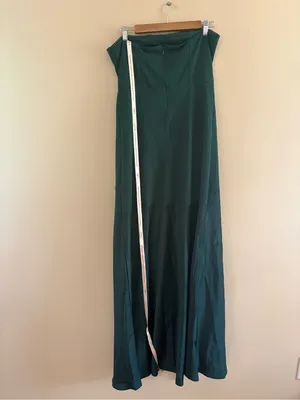 Lulus Compelling Style Emerald Strapless A-Line Maxi Dress Size Large NWT Formal thumbnail 6