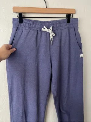 Vuori performance joggers heathered cosmic purple small thumbnail 4