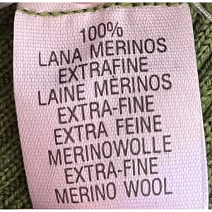 Melony New York Green Ribbed Knit Top -‎ Lace Trim - Flawed/TLC Fine Merino Wool thumbnail 8