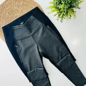 Old Navy Black Pull On Stretch Athletic Fit Leggings Size‎ Small thumbnail 3