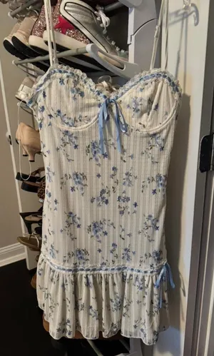Mini dress Blue Size M thumbnail 1
