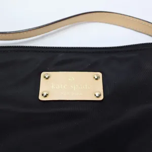 Kate Spade New York‎ Kennedy Park Tess Crossbody Bag Purse Black Nylon Leather thumbnail 2