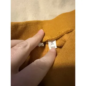 Gap Kids Solid Logo Sweatpants Lounge Mustard Yellow Girls Sz XL 12 Lounge thumbnail 6
