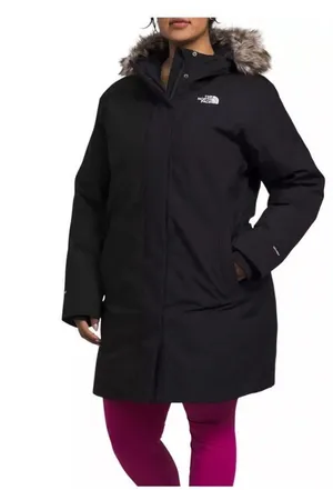 $400 The North Face Womens Arctic Parka Black 550 Down Jacket XL NF0A4R2V thumbnail 1