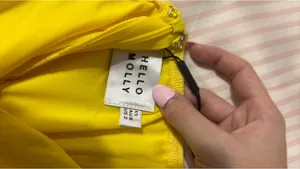 Hello Molly Mini Dress Yellow thumbnail 4