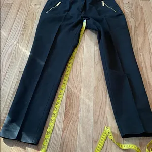 Michael Kors Black Dress Pants with Gold Zippers thumbnail 8