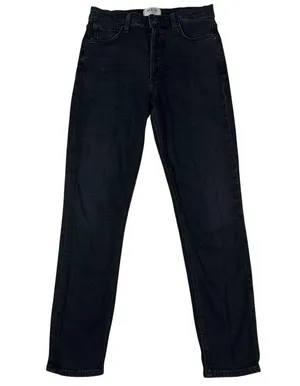 Agolde Nico High Rise Slim in Spirit Black Jeans High Rise 26” Inseam Size 26 thumbnail 3