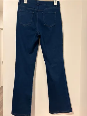 NWT Halara Flare Wide Leg Denim Jeans Size Medium thumbnail 4