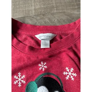 Christopher &‎ Banks Women's Red Snowman Sweatshirt Size Large thumbnail 3