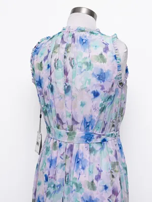 Adrianna Papell -‎ Watercolor Chiffon Print Dress thumbnail 11