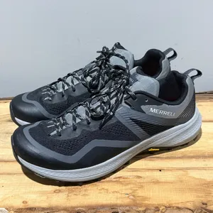 NEW MERRELL‎ mqm flex 2 hiking sneakers in black/granite B35 thumbnail 2