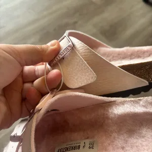 Birkenstock Shearling Two-Strap Sandal thumbnail 4