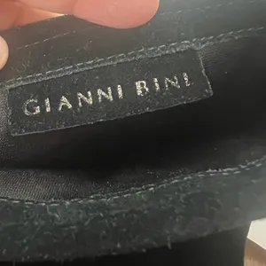 Gianni Bini Black Suede Slouch Knee High low heel Boots Foldover Cuff Size 8M thumbnail 10