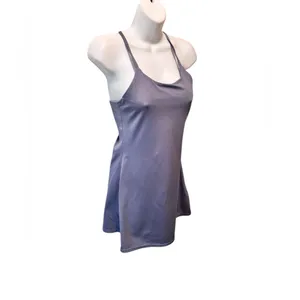 Boutique Tennis Pickle Ball Dress Attached Shorts Pockets S Periwinkle Racerback thumbnail 3