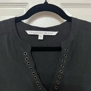 Veronica Beard Black Willa‎ Blouse black size 2 thumbnail 3