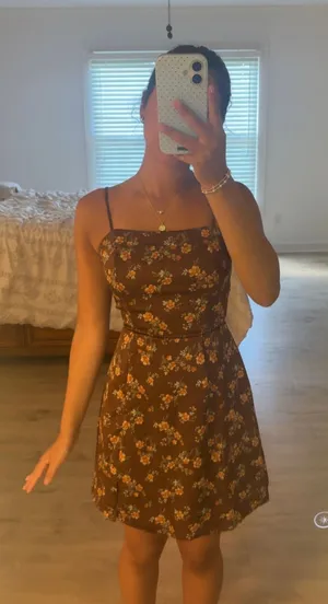 Francesca's Dress Floral Mini thumbnail 1