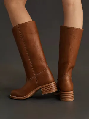 Frye Campus 14L Riding Boots in Saddle Brown Montana Leather NWOB thumbnail 2