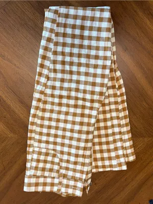 Hayden Button Closure Stretch Checkered Pants thumbnail 5
