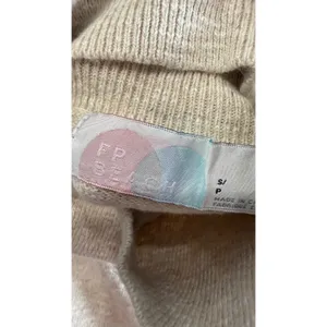 FP Beach Free People Cotton Linen Turtleneck Midi Dress Oatmeal Beige Small thumbnail 4