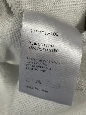 Nap Women's Relaxed Light Gray Crewneck Sweatshirt thumbnail 8