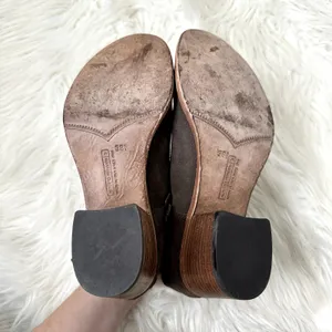 Alberto Fermani Capricia Suede Ankle Bootie Sz 8 Brown thumbnail 8