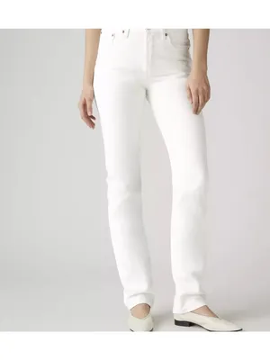 New New Levi's Premium 27x28 501 Original Fit Women's Jeans Blank Slate White thumbnail 2